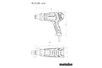 Metabo Hot Air Heat Gun - 1600W (HG 16-500) - Cost Less Bolts | Industrial Supplies