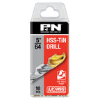 P&N by Sutton Jobber Drill HSS-TiN - 10 Pack - Cost Less Bolts | Industrial Supplies