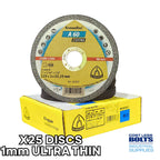 Klingspor A60 Extra | 125mm x 1.0mm Cutting Discs - 25 Pack - Cost Less Bolts | Industrial Supplies
