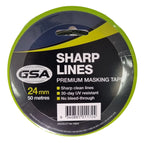 GSA Sharp Lines Masking Tape | Various Sizes - Cost Less Bolts | Industrial Supplies