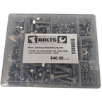 Stainless Steel 304 Bolt & Nut Kit (Metric) - Cost Less Bolts | Industrial Supplies