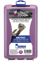 Bordo Drill Set (Metric) - 25 Piece (Cobalt) - Cost Less Bolts | Industrial Supplies