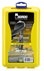 Bordo HSS Reduced Shank Drill Set 1/2" - 8 Piece - Cost Less Bolts | Industrial Supplies
