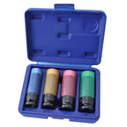 Kincrome Drive Wheel Nut Socket Set with Case 1/2" - 4 Piece - Cost Less Bolts | Industrial Supplies