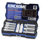 Kincrome LOK-ON™ Drive Socket Set 1/2" (Metric & Imperial) - Cost Less Bolts | Industrial Supplies