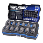 Kincrome LOK-ON™ Drive Impact Socket Set 1/2" - Cost Less Bolts | Industrial Supplies