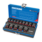 Kincrome Square Drive Impact Socket Set 1/2" (Metric & Imperial) - Cost Less Bolts | Industrial Supplies