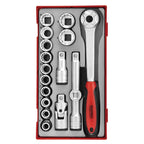 Teng Drive Socket Set 1/2" (Metric) - Cost Less Bolts | Industrial Supplies