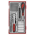 Teng Drive Socket Set 1/4" - Cost Less Bolts | Industrial Supplies