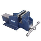 ITM Fabricated Steel Bench Vice Straight Jaw - Cost Less Bolts | Industrial Supplies