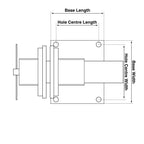 ITM Fabricated Steel Bench Vice Straight Jaw - Cost Less Bolts | Industrial Supplies