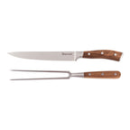 Starrett 2 Piece Butchers Knife Set & Block