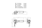 Metabo Angle Grinder - 1550W (WEV15-125Q) - Cost Less Bolts | Industrial Supplies