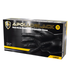 Apollo Black Nitrile Disposable Gloves | 100PK - Cost Less Bolts | Industrial Supplies