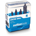 Sutton HSS Centre Drill Set No. 1-5 - 5 Piece - Cost Less Bolts | Industrial Supplies