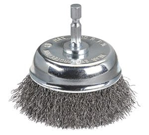 Bordo Bordo 65mm Steel Crimp Wire Cup Brush Hex Shank | BI-5130-65S - bordo-BI-5130-65S