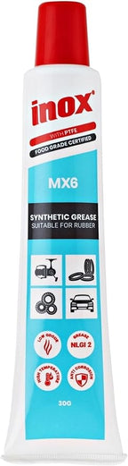 Inox PTFE High Temp Food Grade Machinery Grease (MX6) - Cost Less Bolts | Industrial Supplies