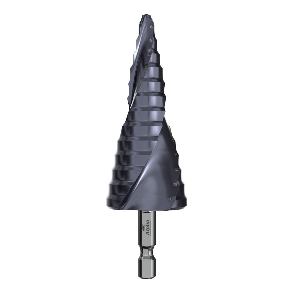 Alpha Onsite+ Step Drill Spiral Flute