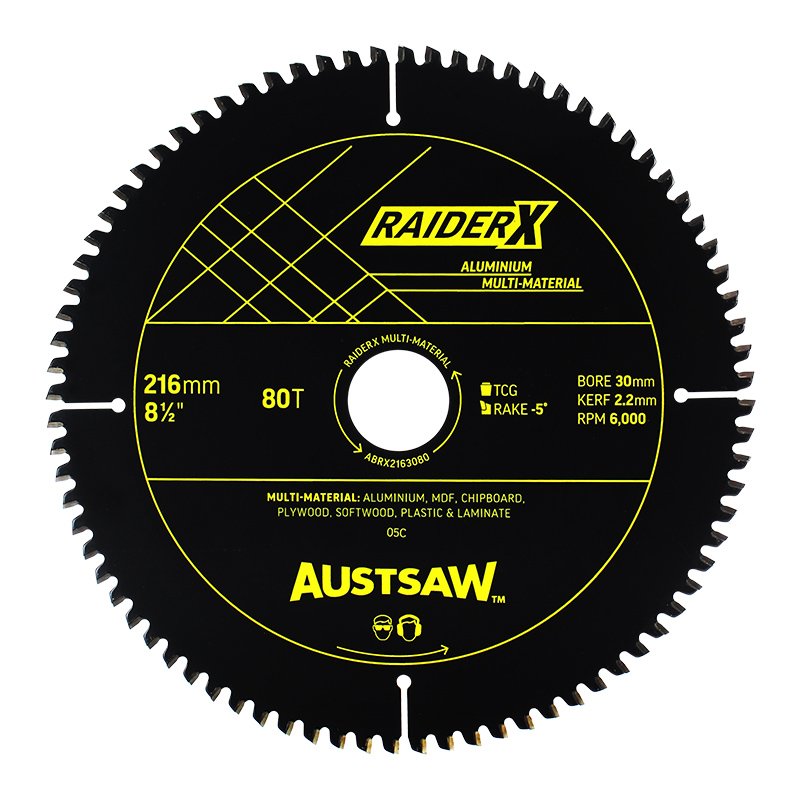 Austsaw RaiderX Aluminium Multi Material Blade