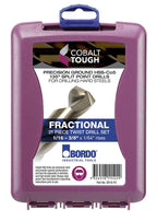 Bordo Drill Set (Imperial) - 21 Piece (Cobalt) - Cost Less Bolts | Industrial Supplies