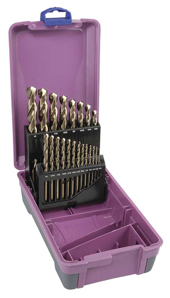 Bordo Drill Set (Imperial) - 21 Piece (Cobalt)