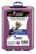 Bordo Drill Set (Metric) - 19 Piece (Cobalt) - Cost Less Bolts | Industrial Supplies