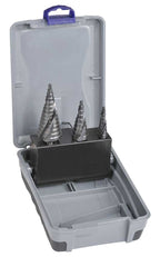 Bordo Spiral Flute HSS Cobalt Step Drill Set (3 Piece 4-30mm) - Cost Less Bolts | Industrial Supplies