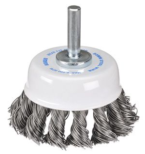 Bordo Bordo 100mm 1 Row Twist Knot Cup Brush | BI-5100-100-3.5 - bordo-BI-5100-100-3-5