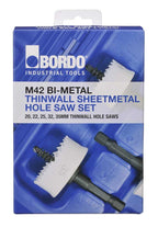 Bordo Thinwall Sheetmetal Hole Saw Kits - Cost Less Bolts | Industrial Supplies