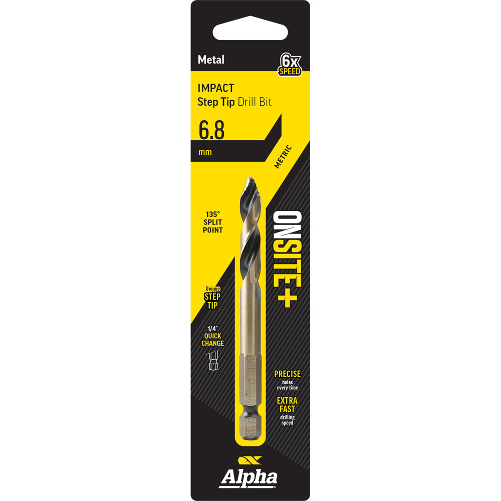 Alpha Onsite+ Impact Step Tip Drill Bits