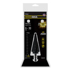 Alpha ThunderMax Impact Spiral Flute Step Drill 6-30mm - Cost Less Bolts | Industrial Supplies