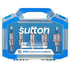 Sutton TCT Holesaw Set 25mm Depth 16-40mm - 5 Piece - Cost Less Bolts | Industrial Supplies