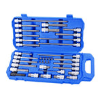 Kincrome Automotive Bit Socket Set Square Drive 1/4" & 1/2" - 38 Piece - Cost Less Bolts | Industrial Supplies