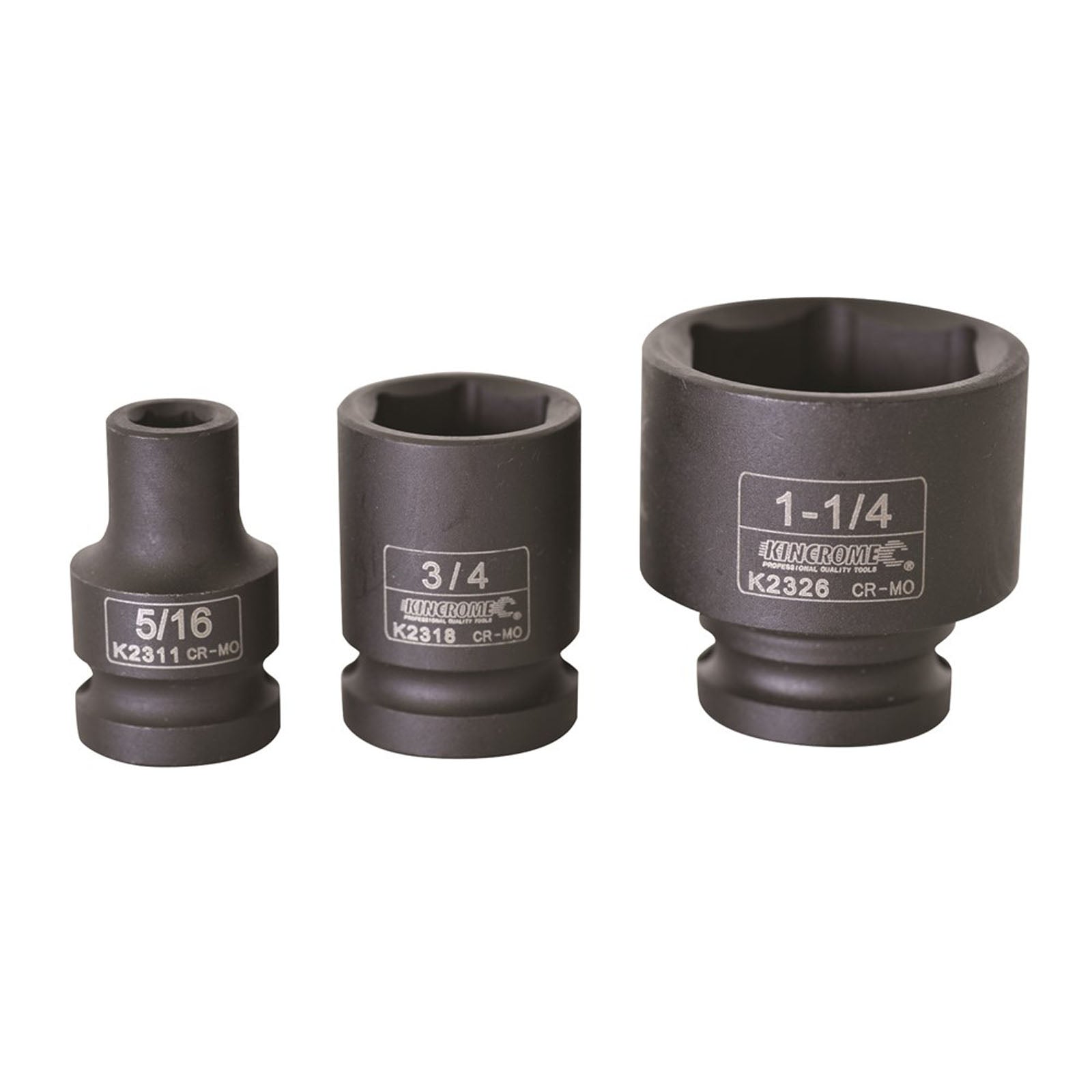 Kincrome Imperial Impact Sockets Square Drive 1/2"