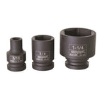 Kincrome Imperial Impact Sockets Square Drive 1/2" - Cost Less Bolts | Industrial Supplies