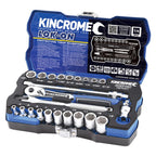 Kincrome LOK-ON™ Drive Socket Set 1/4" (Metric & Imperial) - Cost Less Bolts | Industrial Supplies