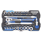 Kincrome LOK-ON™ Drive Socket Set 1/4" (Metric & Imperial) - Cost Less Bolts | Industrial Supplies