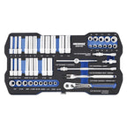 Kincrome LOK-ON™ Drive Socket Set 1/4" (Metric & Imperial) - Cost Less Bolts | Industrial Supplies