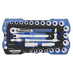 Kincrome LOK-ON™ Drive Socket Set 3/8" (Metric & Imperial) - Cost Less Bolts | Industrial Supplies