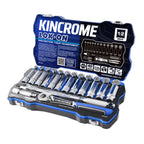 Kincrome LOK-ON™ Drive Socket Set 1/2" (Metric & Imperial) - Cost Less Bolts | Industrial Supplies