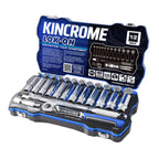 Kincrome LOK-ON™ Drive Socket Set 1/2" (Metric & Imperial) - Cost Less Bolts | Industrial Supplies