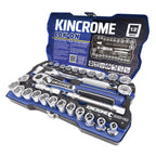 Kincrome LOK-ON™ Drive Socket Set 1/2" (Metric & Imperial) - Cost Less Bolts | Industrial Supplies