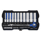 Kincrome LOK-ON™ Drive Socket & Extension Set 1/4" (Metric) - 13 Piece - Cost Less Bolts | Industrial Supplies