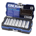 Kincrome LOK-ON™ Drive Socket Set 3/8" (Metric & Imperial) - Cost Less Bolts | Industrial Supplies