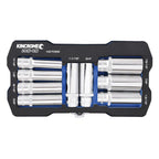 Kincrome LOK-ON™ Drive Socket Set 1/2" (Metric & Imperial) - Cost Less Bolts | Industrial Supplies