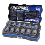 Kincrome LOK-ON™ Drive Impact Socket Set 1/2" - Cost Less Bolts | Industrial Supplies