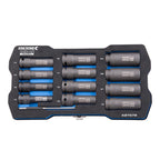 Kincrome LOK-ON™ Drive Deep Impact Socket Set - 12 Piece - Cost Less Bolts | Industrial Supplies