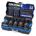Kincrome LOK-ON™ Drive Impact Socket Set 3/8" - Cost Less Bolts | Industrial Supplies