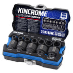 Kincrome LOK-ON™ Drive Impact Socket Set 3/8" - Cost Less Bolts | Industrial Supplies