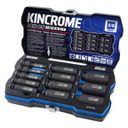 Kincrome LOK-ON™ Drive Deep Impact Socket Set 3/8" - Cost Less Bolts | Industrial Supplies